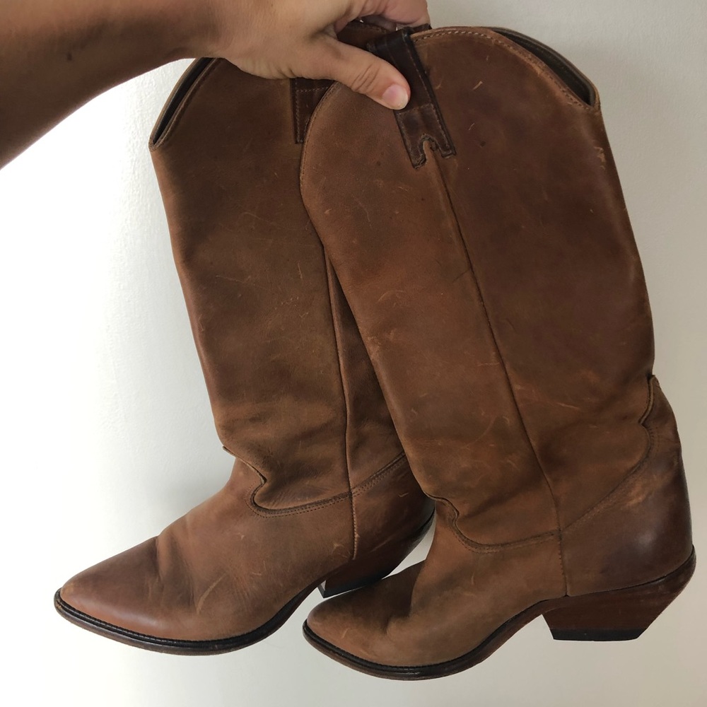 Brown Zodiac Cowboy Boots